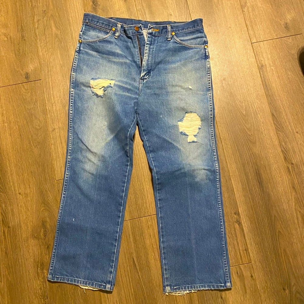 Vintage wrangler cowboy cut